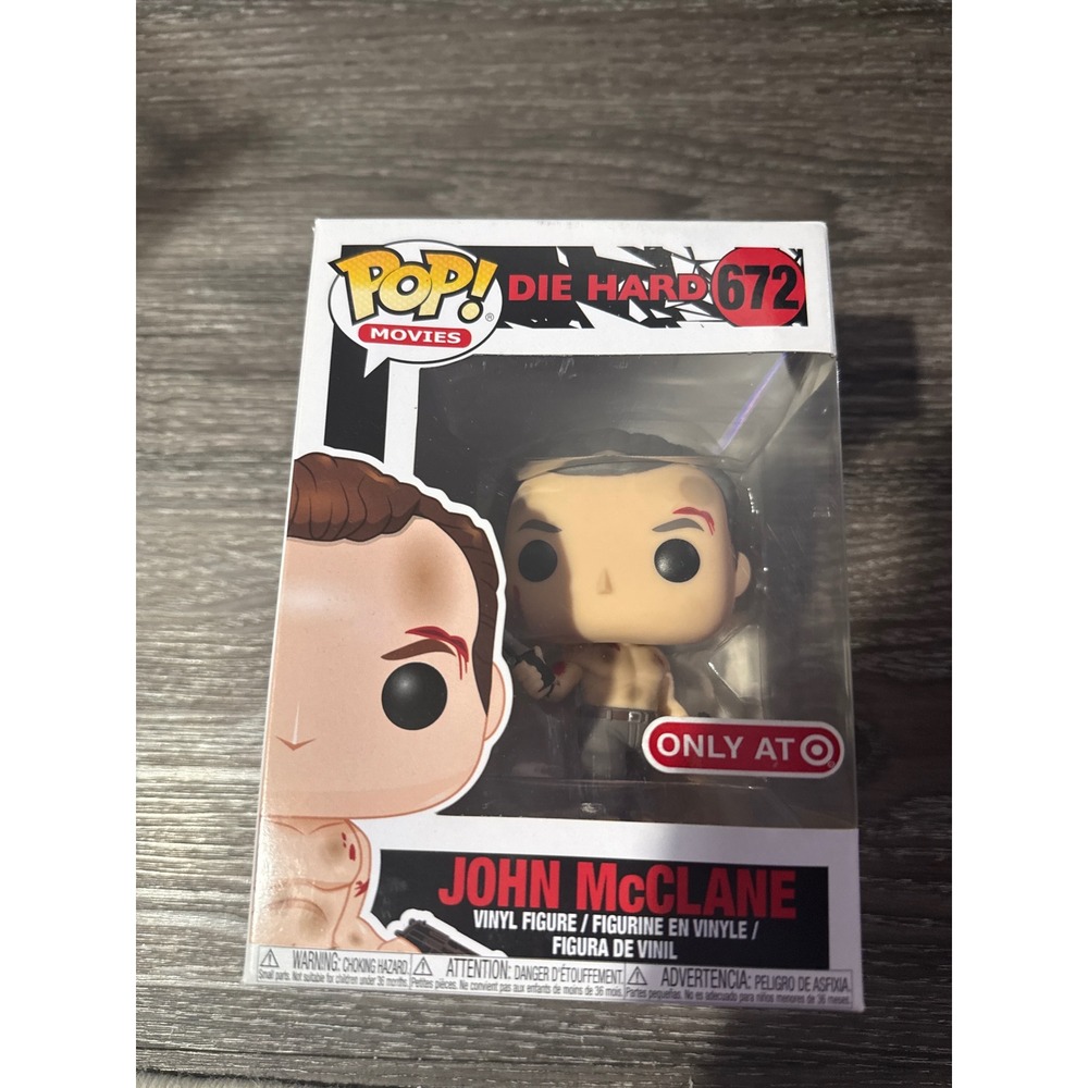 Funko Pop Movies Die Hard John McClane 672 Target Exclusive Vinyl‎ Figure